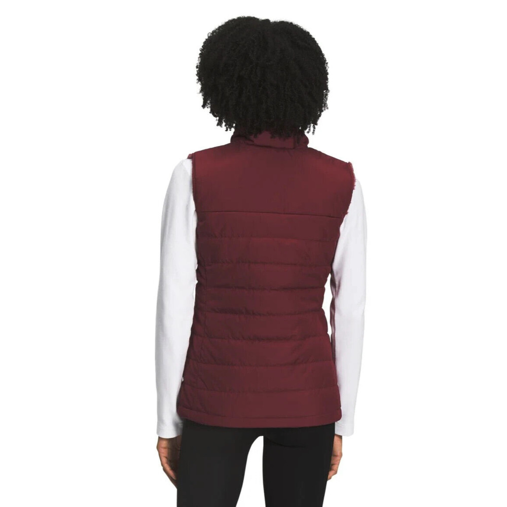The North Face Women's Mossbud Insulated Reversible Vest Cordovan Fleece Small - Picture 11 of 16